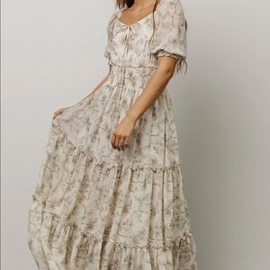 Baltic Born Alice Smocked Maxi Dress Sage
